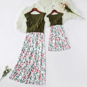 Robe Assortie Pour Mère Et Fille