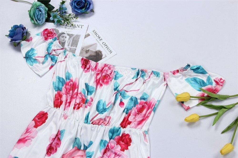 Robe À Motif Floral Pour Mère Et Fille – Image 2