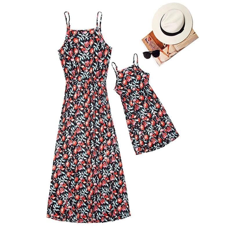 Robe Maxi Assortie Pour Mère Et Enfant – Image 2