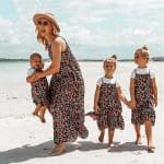 Robe Maxi Assortie Pour Mère Et Enfant