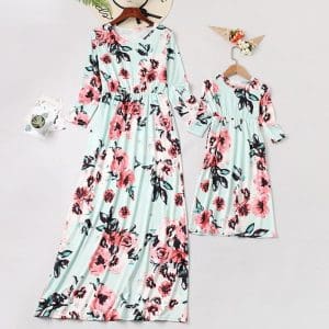 Robe Maxi Duo Mère Et Enfant