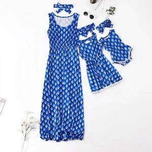 Robe Assortie Pour Mère Et Fille Bébé