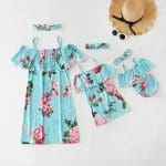 Robe Assortie Pour Mère Et Fille Bébé