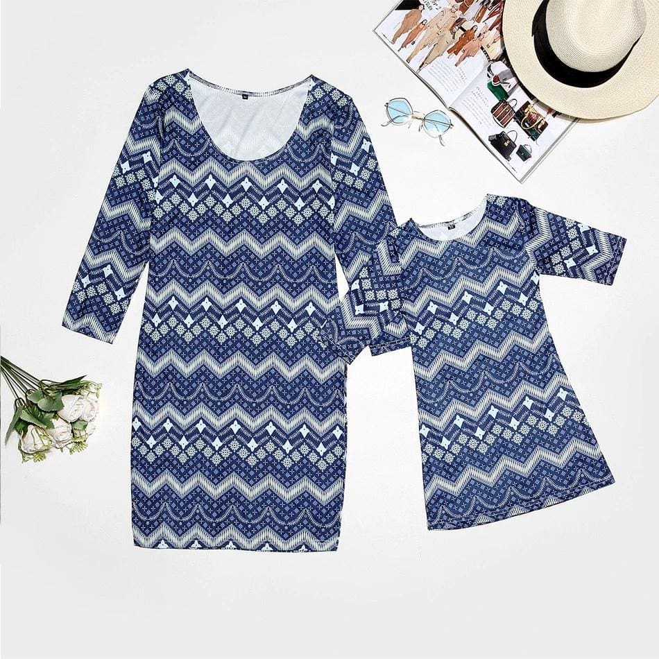 Ensemble Robe Assortie Mère Et Fille