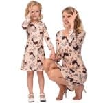 Robe Coordinée Mère Et Fille Pour Noël