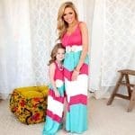 Robe Longue Assortie Mère Et Fille