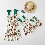 Robe Assortie Pour Mère Et Bébé Fille