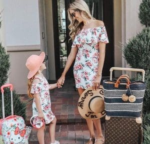 Robe Assortie Mère Et Fille À Motif Floral Emilie - Ensemble Mère Et Enfant