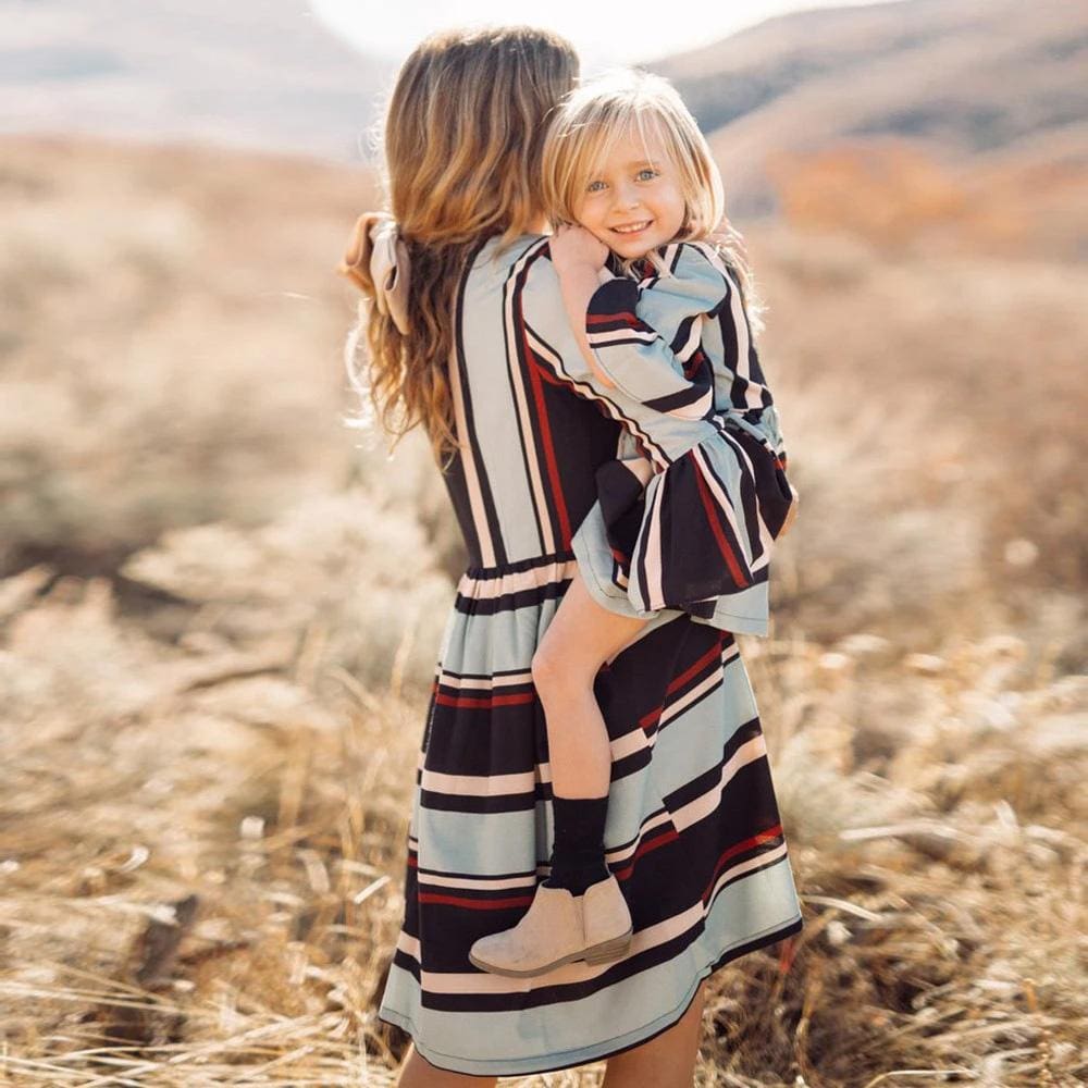 Robe Assortie Hippie Pour Mère Et Fille – Image 2