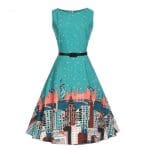 Robe Duo Soirée Bleue Mère Et Fille