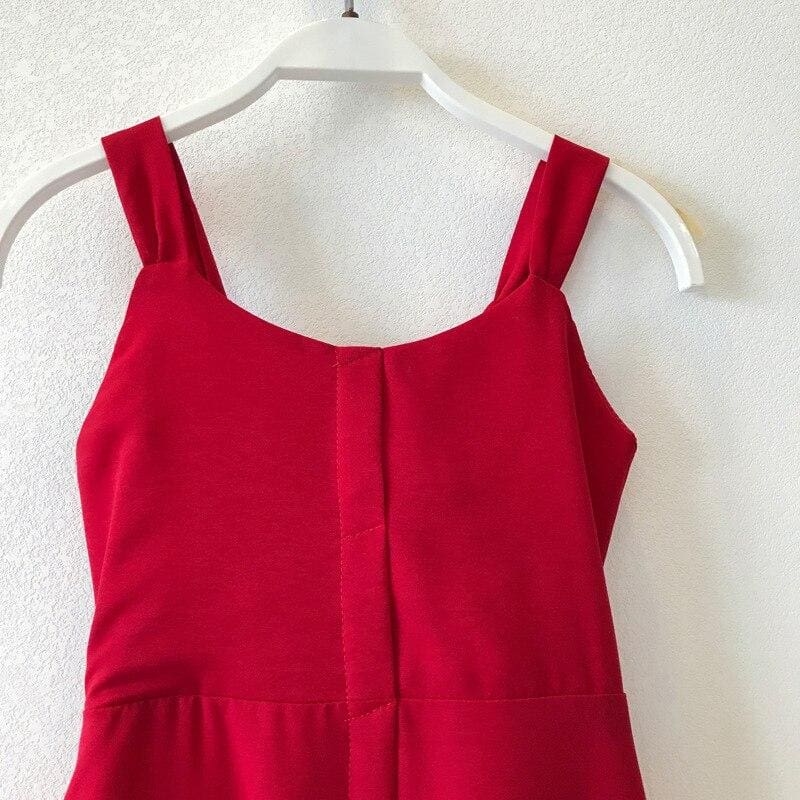 Ensemble Robe Assortie Rouge Pour Mère Et Fille – Image 4