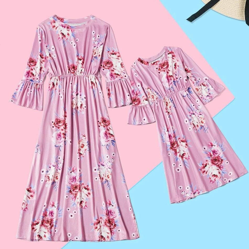 Robe Assortie Pour Mère Et Fille Au Design Épuré – Image 5