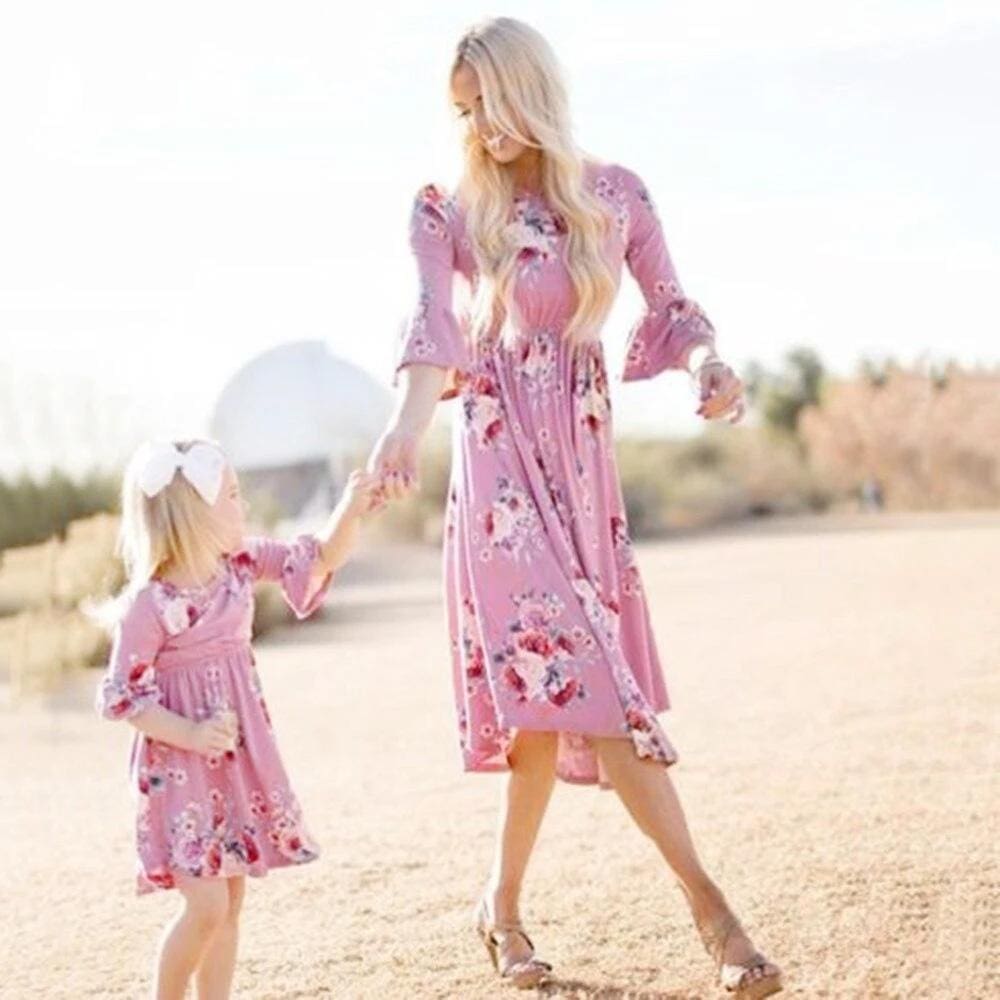 Robe Assortie Pour Mère Et Fille Au Design Épuré – Image 4
