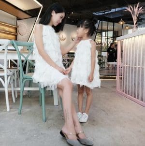 Robe De Soirée Assortie Pour Mère Et Fille
