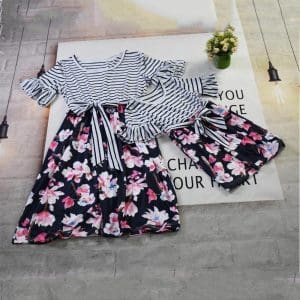 Robes De Patinage Assorties Pour Mère Et Enfant