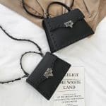 Sac a main mere fille noir