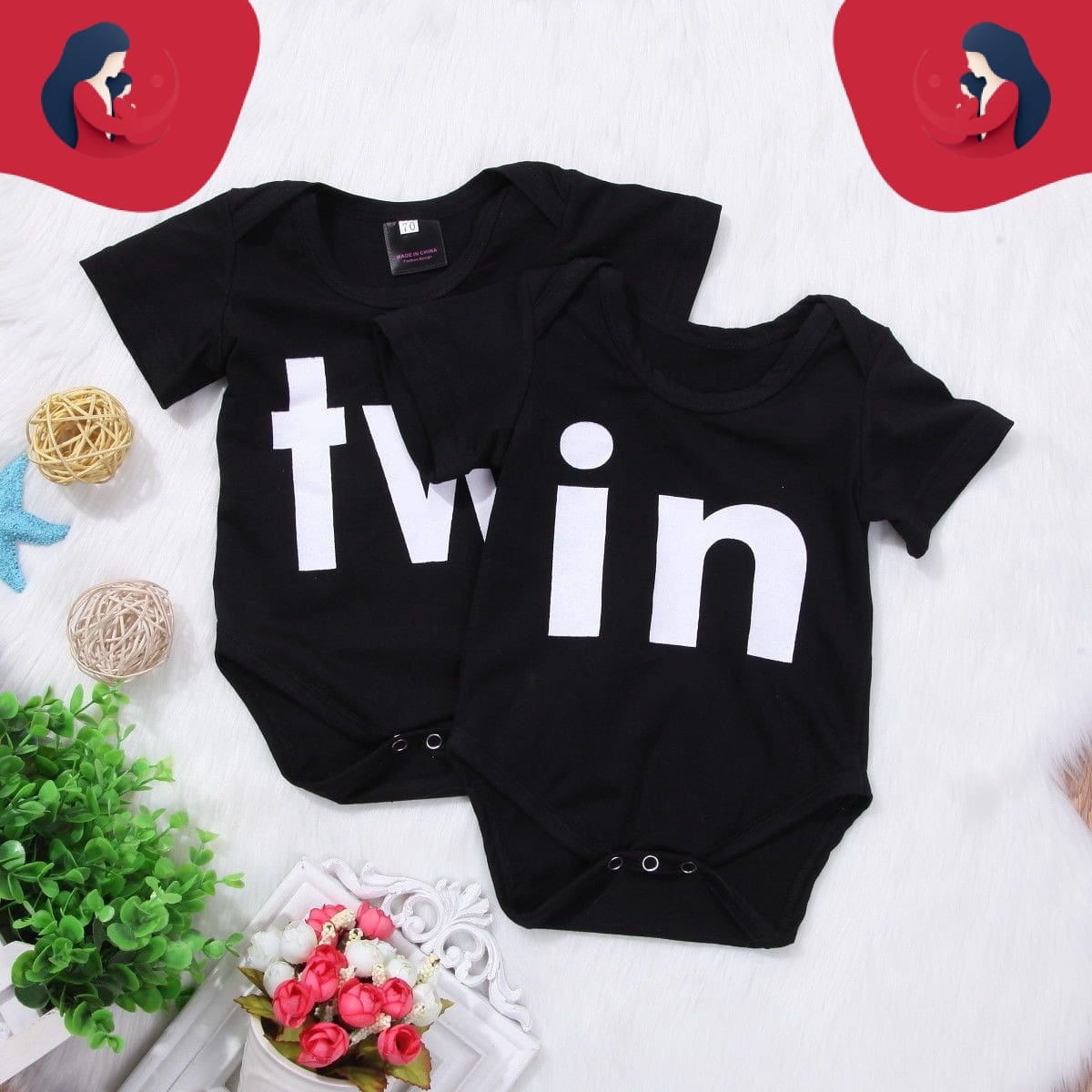 T-Shirt Jumeaux Enfants - Duo Baby – Image 5