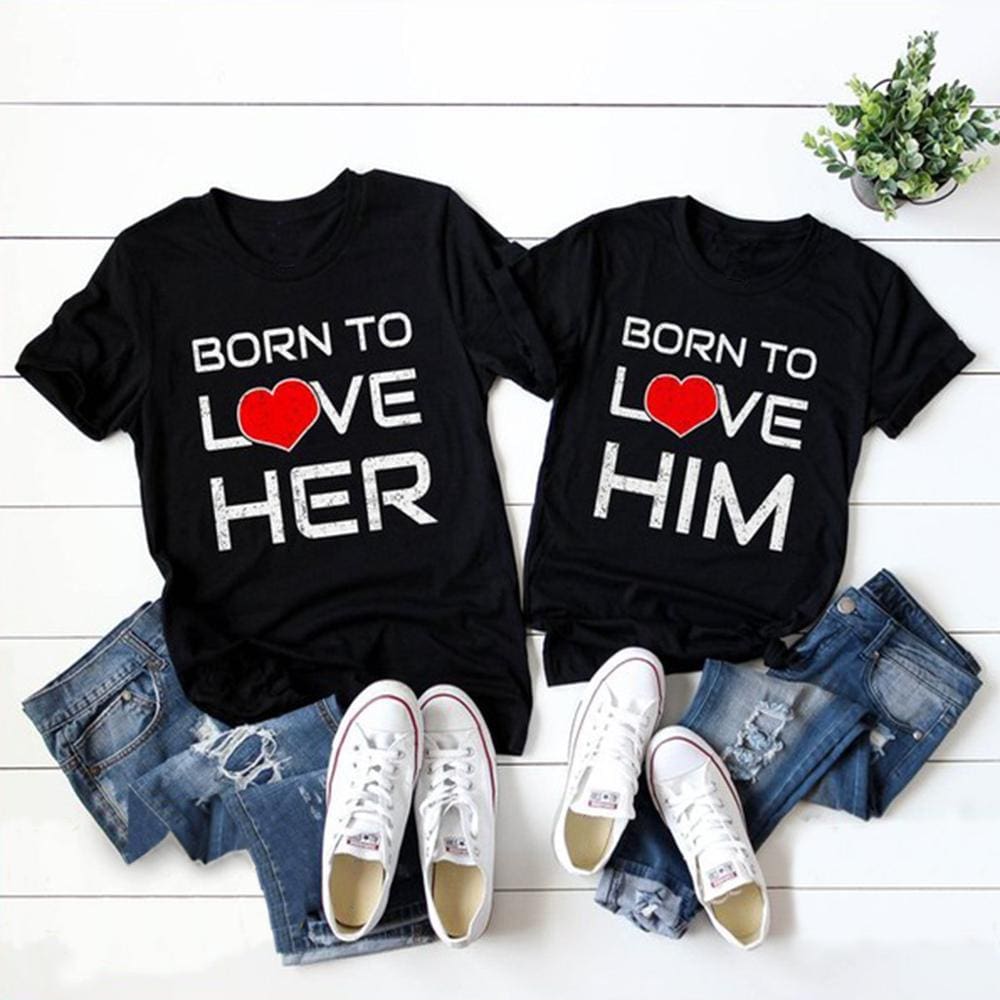 T-Shirt Pour Duos Assortis