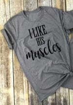 T Shirt Drole Couple T Shirt Couple Mon Mini Moi Gris Femme XS 