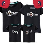 T Shirt Famille Assorti Noir T Shirt Assorti Mon Mini Moi Maman S 