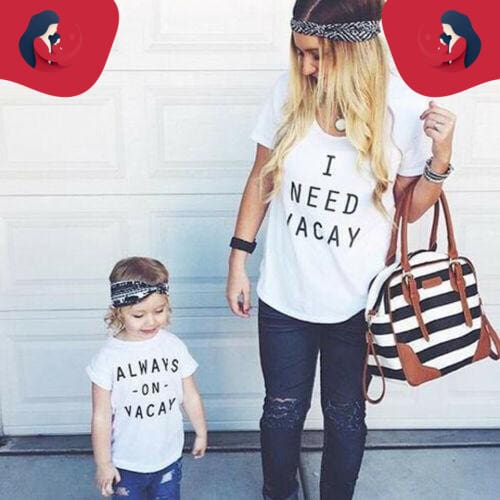 T-Shirt Complice Maman Et Enfant Humoristique – Image 4