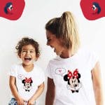 Tee-Shirt Minnie Duo Famille Mère-Fille