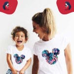 T-Shirt Complice Mère Et Fille Minnie