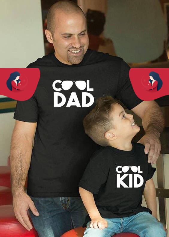 Tee-Shirt Coordonné Père Et Fils