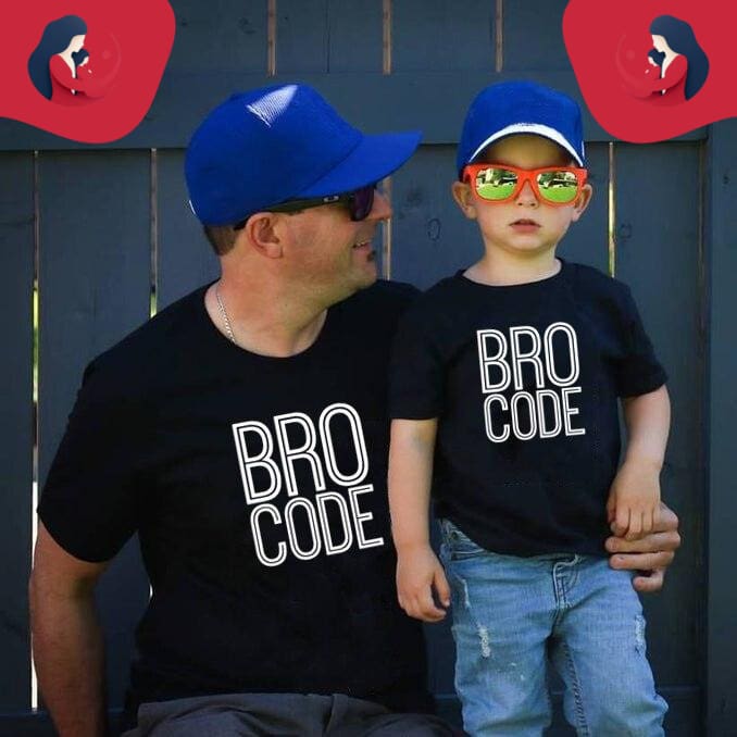 T-Shirt Duo Papa Et Enfant – Image 2