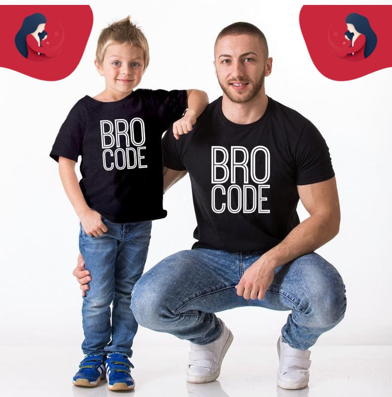 T-Shirt Duo Papa Et Enfant