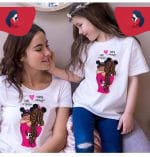Haut Assorti Pour Mère Et Enfant Féminin