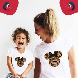 Tee-Shirt Coordination Mère Fille - Minnie