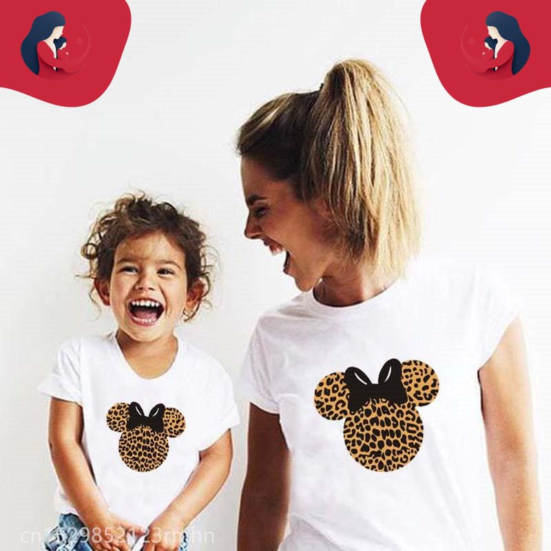 Tee-Shirt Coordination Mère Fille - Minnie