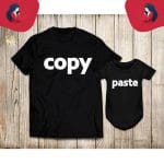 Tee Shirt Assorti Pere Et Fils T Shirt Pere Fils Mon Mini Moi Noir Papa L 