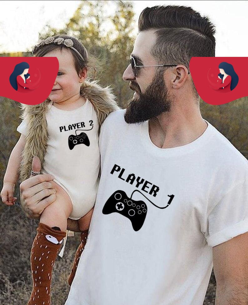 Tee-Shirt Coordonné Père Et Fille