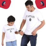 Tee Shirt Duo Pere Fils T Shirt Pere Fils Mon Mini Moi Blanc Papa M 