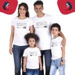 Tee Shirt Famille Assorti Blanc - Biggie T Shirt Assorti Mon Mini Moi Papa M 