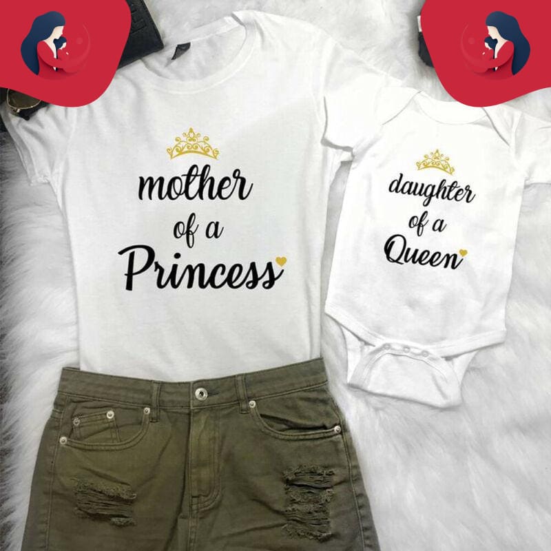 T-Shirt Complices Pour Mère, Fille Et Bébé – Image 3