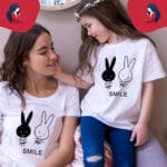 Tee-Shirt Complices Mère Et Fille - Motif Lapereau