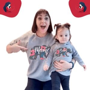 Pull maman et bébé ours