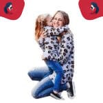 Pull mère fille léopard