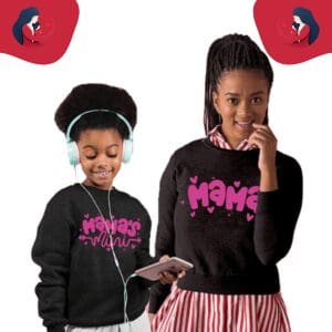 Pull mère fille mon mini moi