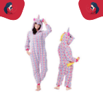 Pyjama mère fille licorne avec des étoiles