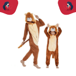 Pyjama mère fille lion
