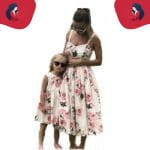 Robe mère fille blanche
