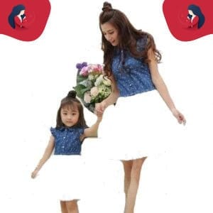 Robe mère fille de soirée