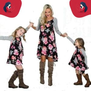 Robe mère fille élégante