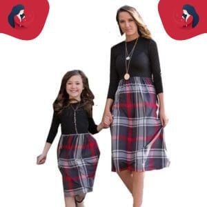 Robe mère fille vintage