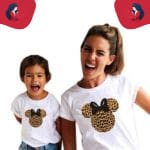 Tee shirt mère fille cartoon