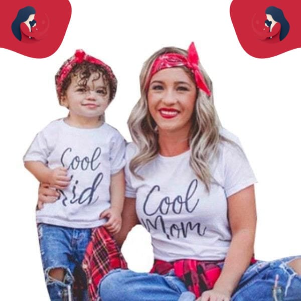 Tee shirt mère fille cool de mère en fille